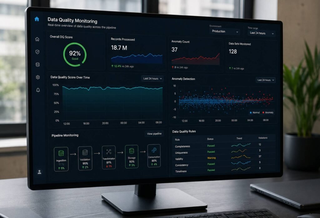 Real-Time Data Quality Monitoring Frameworks